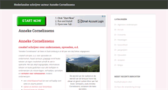 Desktop Screenshot of annekecornelissens.nl